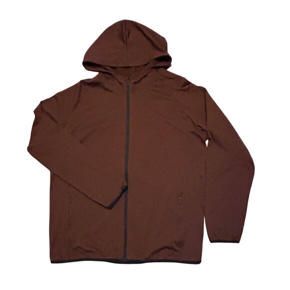 Gaiam Men's Fitness Slim Fit Hoodie Long Sleeve Zip Up Size XL EUC - Picture 1 of 8